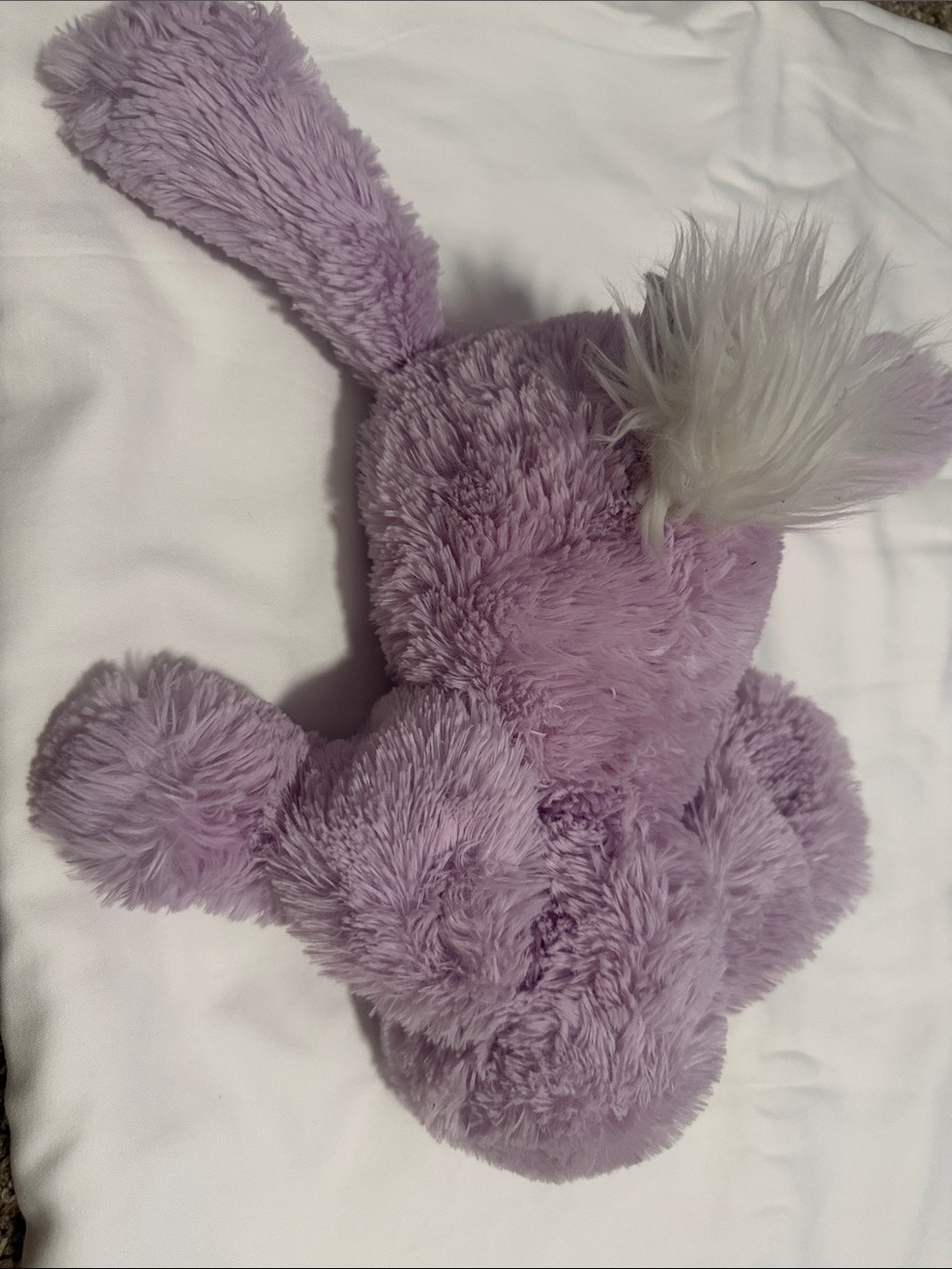 Jellycat Lavender Plush Small Pet Toy with White Tuft